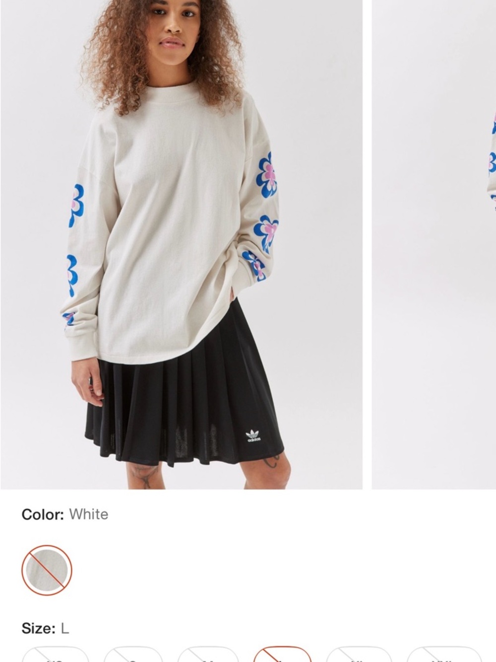 Urban Outfitters life advice, oversize long sleeve TEE vintage - Picture 2 of 5